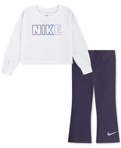 NIKE BABY FEMME POP TOP & LEGGINGS, 2 PIECE SET