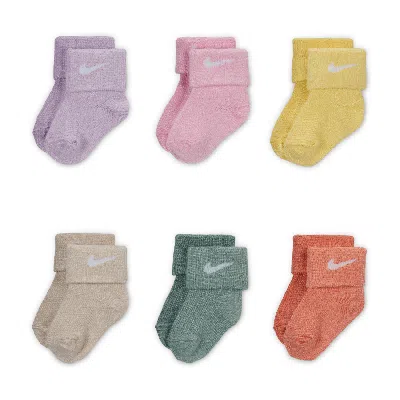 NIKE BABY/TODDLER WAFFLE KNIT SOCKS (6 PAIRS)