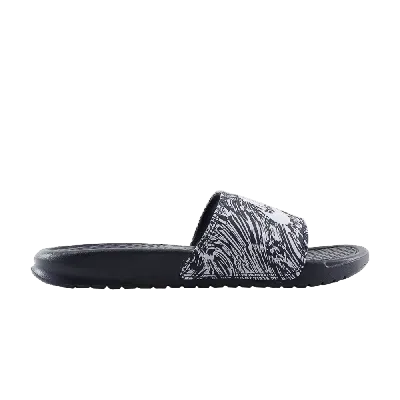 NIKE BENASSI JDI PRINT 'OBSIDIAN PURE PLATINUM'