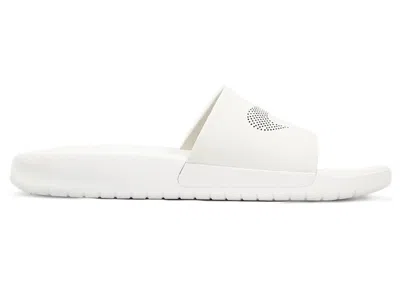 NIKE BENASSI LUX SLIDE (WOMEN'S) SNEAKERS IN WHITE