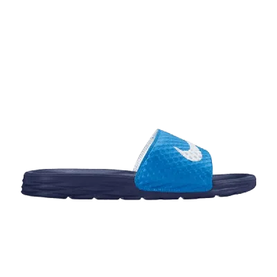 NIKE BENASSI SOLARSOFT 'PHOTO BLUE'