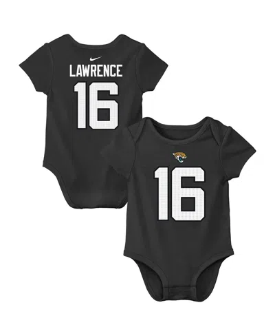 NIKE BIG BOYS AND GIRLS TREVOR LAWRENCE CHARCOAL JACKSONVILLE JAGUARS PLAYER NAME NUMBER BODYSUIT