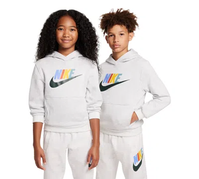 NIKE BIG KIDS' SPORTSWEAR CLUB FLEECE HOODIE