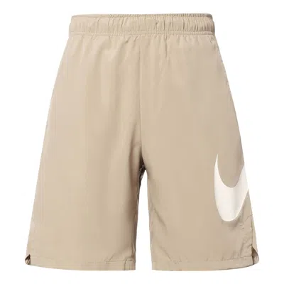 NIKE Nike Big Logo Sport Shorts 'Beige'