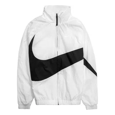NIKE Nike Big Swoosh Sportswear Ar3132-100 Woven Jacket White
