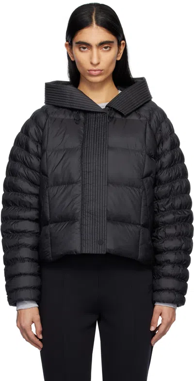 NIKE BLACK SPORTSWEAR SWOOSH PRIMALOFT PUFFER JACKET