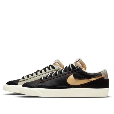 NIKE Nike Blazer Low '77 Premium 'Removable Swoosh - Black'