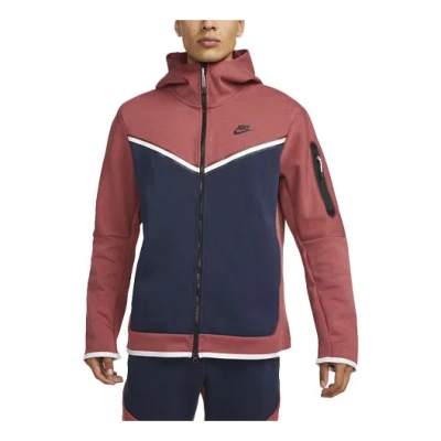 NIKE Nike Casual Sports Breathable Zipper Hooded Jacket Brown Red Brownred