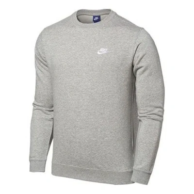 NIKE Nike Casual Sports Loose Round Neck Pullover Gray