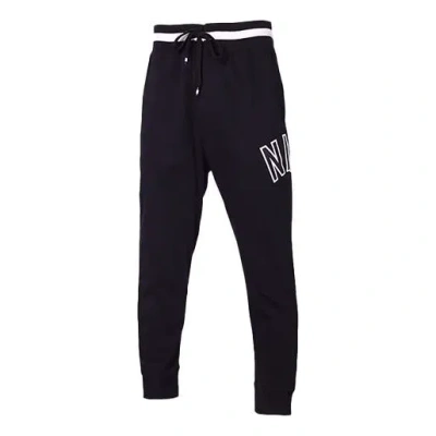 NIKE Nike Casual Sports Slim Fit Fleece Long Pants Black