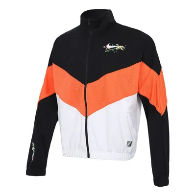 NIKE Nike Casual Woven Sports Stand Collar Jacket Black