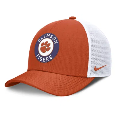 NIKE CLEMSON PRIMETIME RISE  MEN'S DRI-FIT COLLEGE TRUCKER ADJUSTABLE HAT