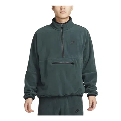 NIKE Nike Club Fleece+ Half Zip Fleece Top 'Green'