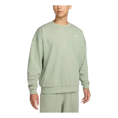 NIKE Nike Club Fleece Oversized French Terry Crewneck Sweatshirt Asia Sizing 'Jade Horizon'
