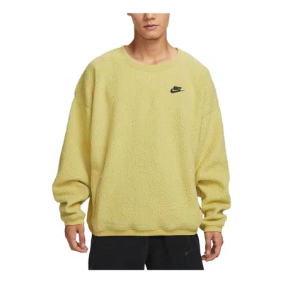 NIKE Nike Club Fleece Winterized Crewneck 'Light Golden'