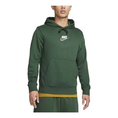 NIKE Nike Club French Terry Hoodie 'Fir Green'