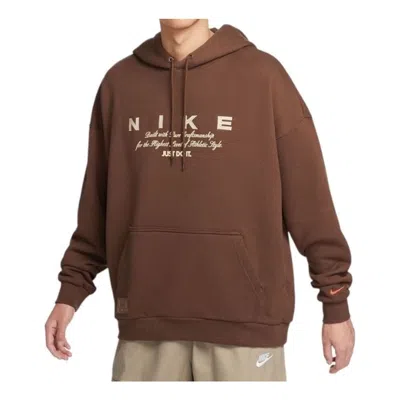 NIKE Nike Club Hoodie 'Brown'