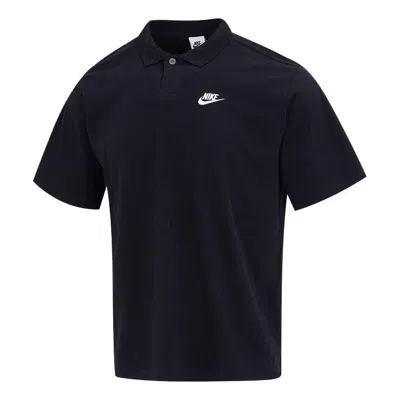 NIKE Nike Club Lapel T-Shirt 'Black'
