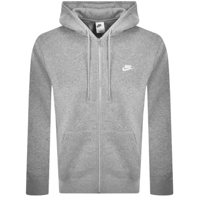 NIKE NIKE CLUB LOGO HOODIE GREY