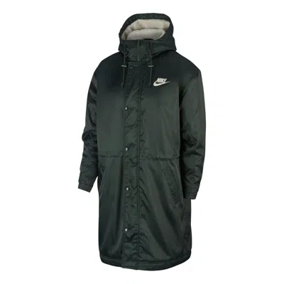 NIKE Nike Club Stadium Parka Coat 'Dark Green'