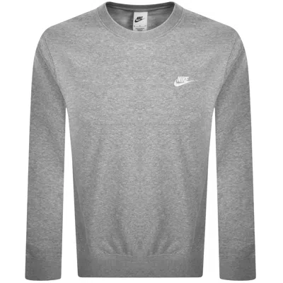 NIKE NIKE CLUB SWEATSHIRT GREY