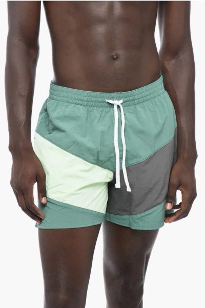 NIKE Color Block Boxer Swim Shorts with 2 Pockets