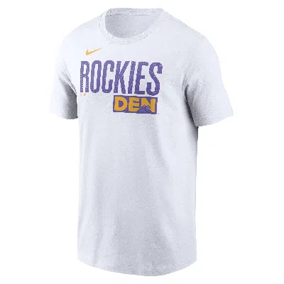 NIKE COLORADO ROCKIES CITY CONNECT WORDMARK  MEN'S MLB T-SHIRT