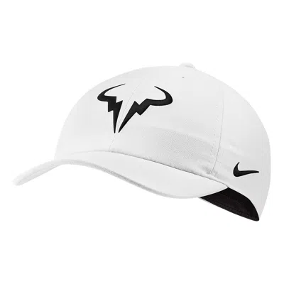 NIKE Nike Court Aerobill H86 Rafa Hat 'White Black'