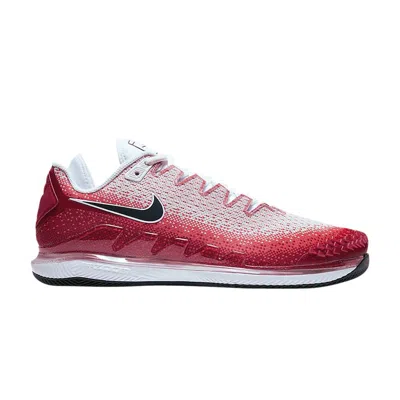 NIKE COURT AIR ZOOM VAPOR X KNIT HC 'CRIMSON GYM RED'