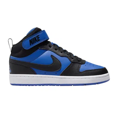 NIKE NIKE COURT BOROUGH MID 2 GS 'BLACK GAME ROYAL' | BLUE | KID'S SIZE 2