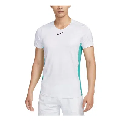 NIKE Nike Court Dri-FIT Advantage T-shirt 'White Green'
