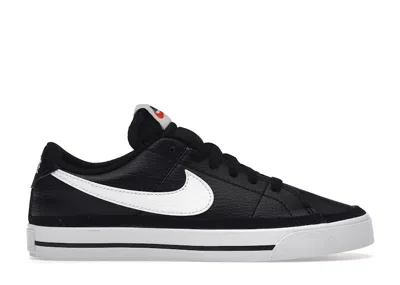 NIKE COURT LEGACY NEXT NATURE WHITE (WOMEN'S) SNEAKERS IN BLACK/VOLT/TEAM ORANGE