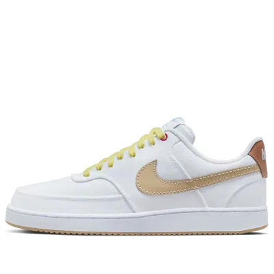 NIKE Nike Court Vision Low Canvas 'White Sesame'
