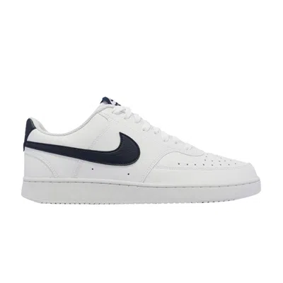 NIKE COURT VISION LOW NEXT NATURE 'WHITE MIDNIGHT NAVY'