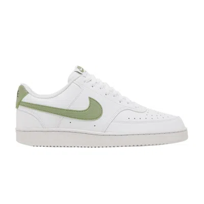 NIKE COURT VISION LOW NEXT NATURE 'WHITE OIL GREEN'