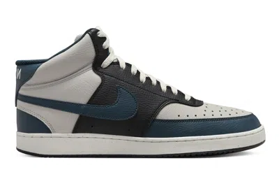 NIKE NIKE COURT VISION MID NEXT NATURE LIGHT IRON ORE PHANTOM BLACK ARMORY NAVY