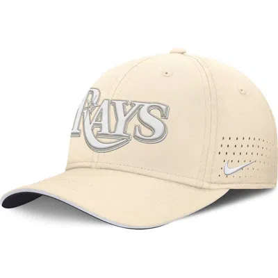 NIKE NIKE  CREAM TAMPA BAY RAYS RISE PERFORMANCE FLEX HAT