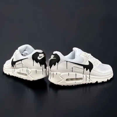 NIKE CUSTOM HAND-PAINTED NIKE AIR MAX 90 SNEAKERS | PERSONALIZED ARTISTIC SHOES