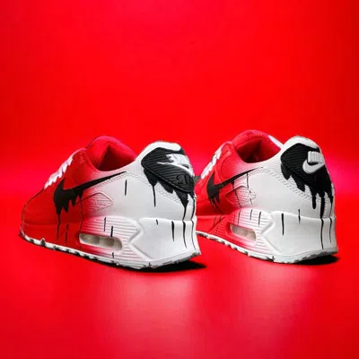 NIKE CUSTOM HAND-PAINTED NIKE AIR MAX 90 SNEAKERS | PERSONALIZED ARTISTIC SHOES