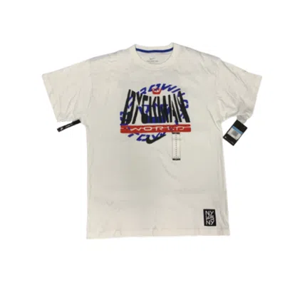 NIKE CZ9094-100 T-SHIRT MENS NY VS NY DYCKMAN CROWN STREETBALL TOURNAMENT APP913