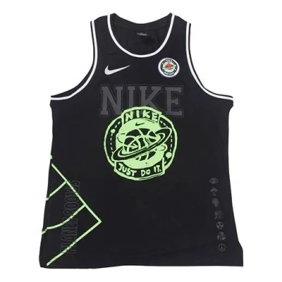 NIKE Nike DNA Summer Hoops Sports Top Men Black