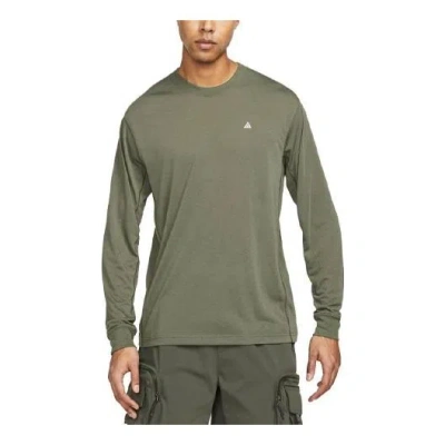 NIKE Nike Dri-Fit ACG Goat Rocks Long Sleeve T-Shirt 'Olive Green'