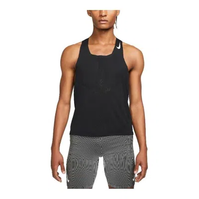 NIKE Nike Dri-FIT ADV AeroSwift Racing Running Singlet 'Black'