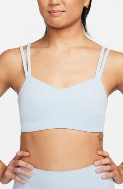 NIKE NIKE ZENVY STRAPPY LIGHT-SUPPORT PADDED SPORTS BRA