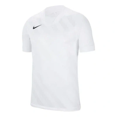 NIKE Nike Dri-fit Football Training Breathable Short Sleeves T Shirt Men's White