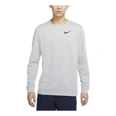 NIKE Nike Dri-FIT Knitted Quick-drying Casual Sports Crew Neck Men's Dark Grey