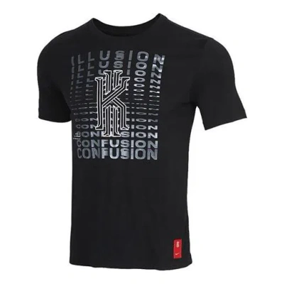 NIKE Nike Dri-fit Kyrie Logo Printed Tee 'Black'
