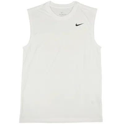 NIKE Nike Dri-FIT Legend Sleeveless T-Shirt 'White Black'