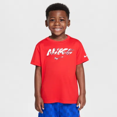 NIKE DRI-FIT LITTLE KIDS' MULTI BOLD GRAPHIC TOP
