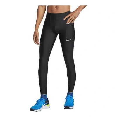 NIKE Nike Dri-FIT Logo Tight Sports gym pants Black